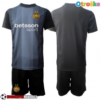 Otroške Nogometnih dresov Inter Milan Vratar Domači 2025-26 Kratki rokavi (+ hlače)